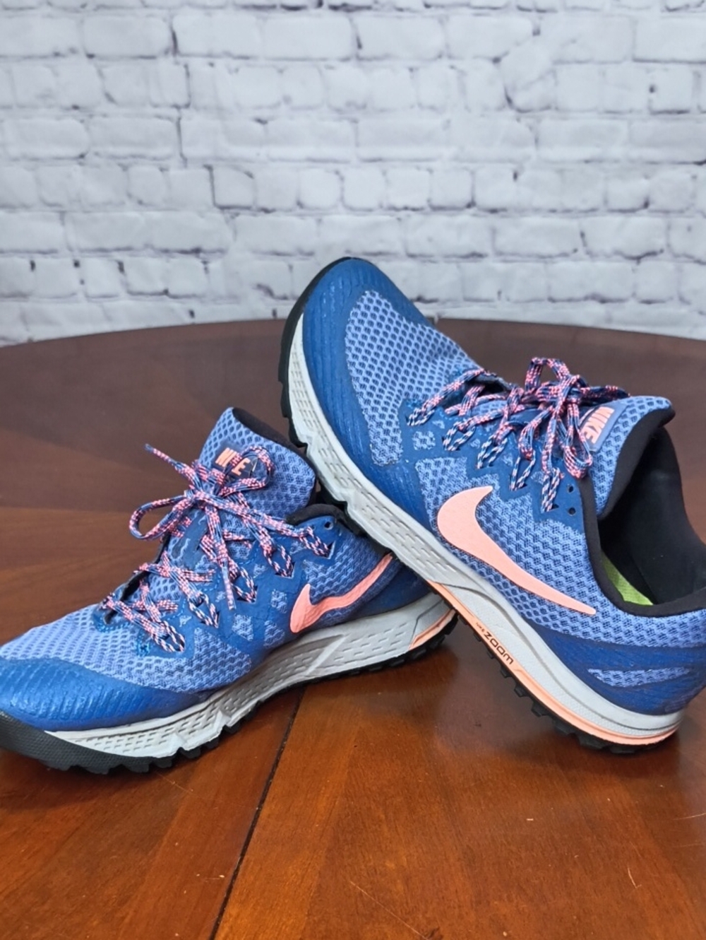 Nike Women’s Zoomwildhorse 3 Blue and Pink Mesh Running Sneakers Size 9.5 G15
